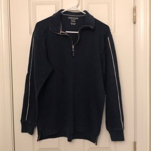 Faded Glory Mens (Med)Pullover Quarter Zip Sweater